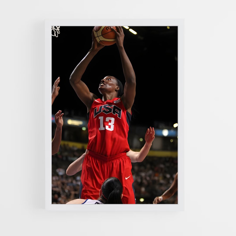 Poster Précision Éblouissante – affiche Basketball (vue 3)